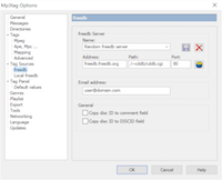 Options for querying album information via the internet